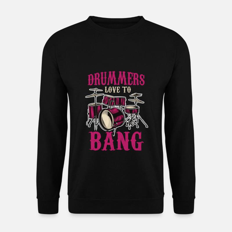 Batterie de batteur - Sweat-shirt Unisexe - noir