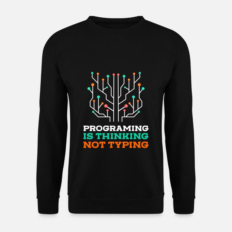 Programmierer Coder Nerd - Unisex Pullover - Schwarz