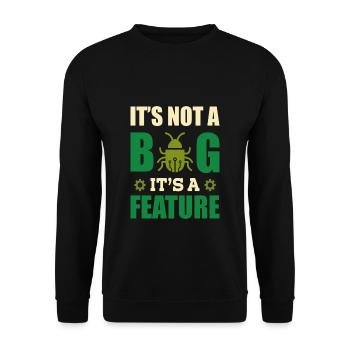 Computer Scientist Programmer - Unisex Sweatshirt - black - Front - Alina (178cm) & Michal (187cm)