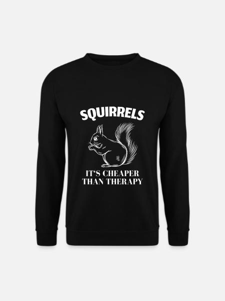 Squirrel Chipmunk - Unisex Sweatshirt - black