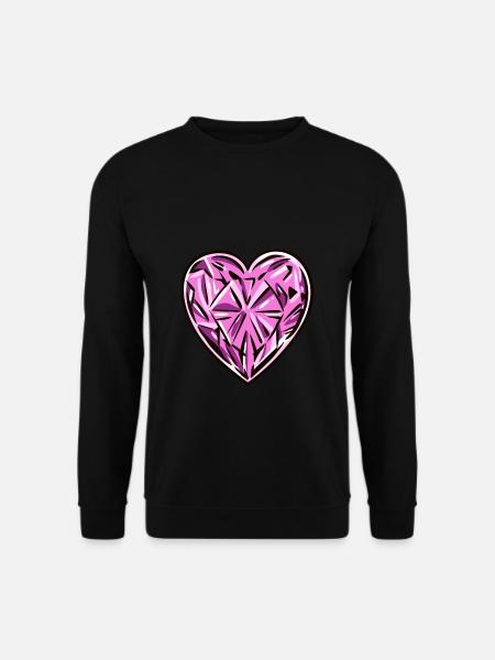Diamant Edelstein - Unisex Pullover - Schwarz