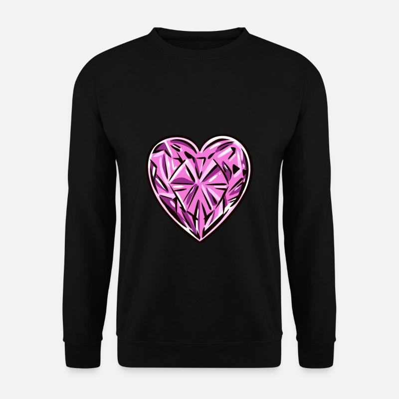 Diamond Gemstone - Unisex Sweatshirt - black