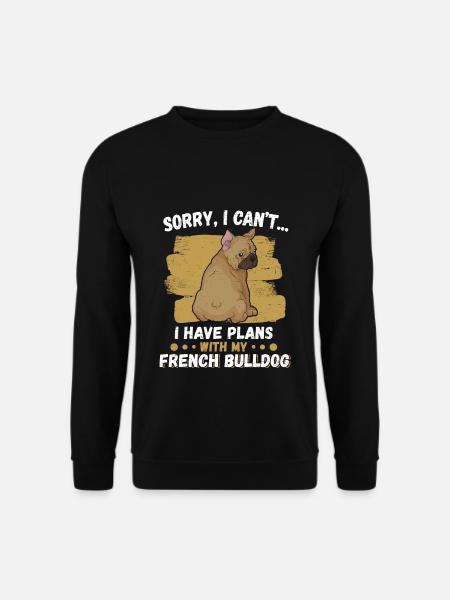 Français Bouledogue - Sweat-shirt Unisexe - noir