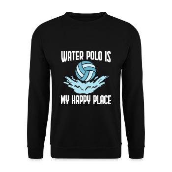 Water Polo Waterpolo - Sweat-shirt Unisexe - noir - Devant - Alina (178cm) & Michal (187cm)