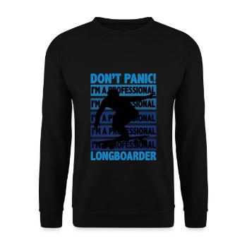 Longboard - Sweat-shirt Unisexe - noir - Devant - Alina (178cm) & Michal (187cm)
