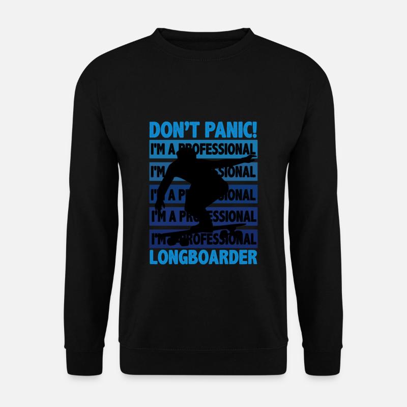 Longboard - Unisex Sweatshirt - black
