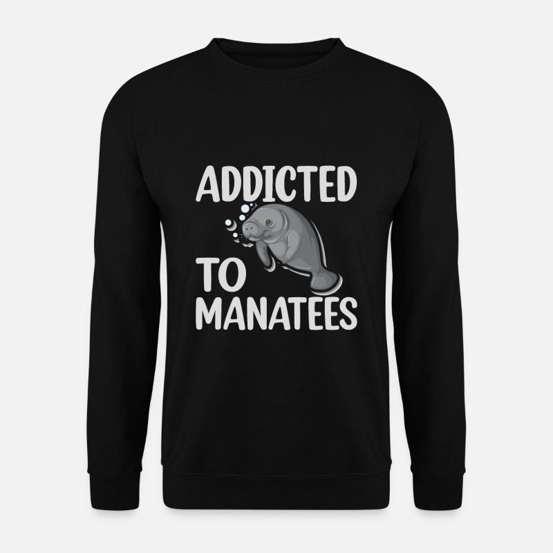 Manatee Dugong Manati - Unisex Sweatshirt - black