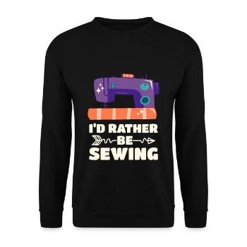 Nähen Schneidern - Unisex Pullover - Schwarz - Vorne - Alina (178cm) & Michal (187cm)