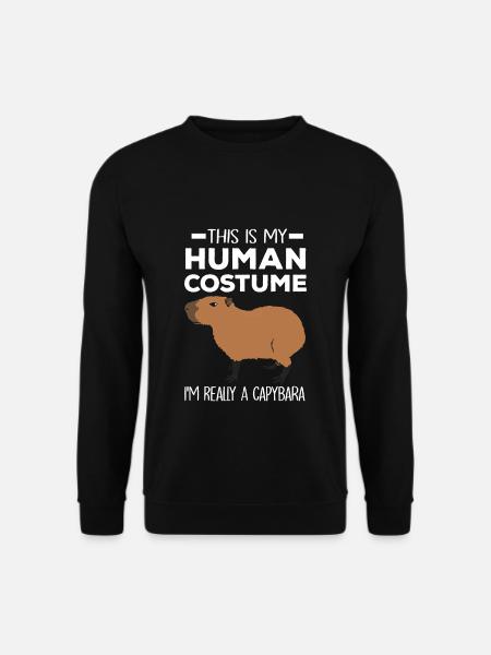 Capybara - Unisex Pullover - Schwarz