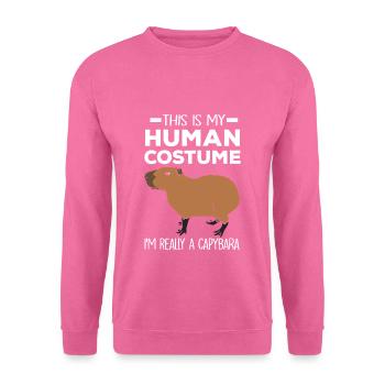 Capybara - Unisex Pullover - Pink - Vorne