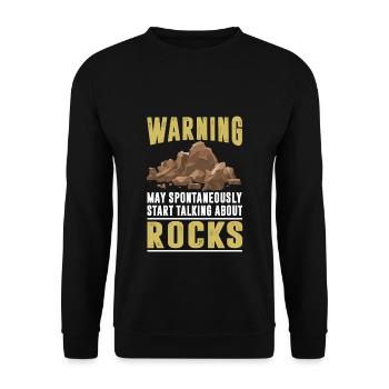 Geologist - Unisex Sweatshirt - black - Front - Alina (178cm) & Michal (187cm)