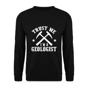 Geologie - Unisex Pullover - Schwarz - Vorne - Alina (178cm) & Michal (187cm)