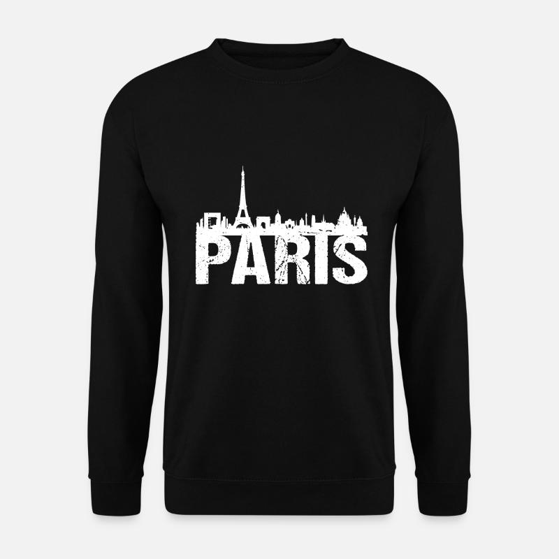 Paris Skyline Frankreich Paris - Unisex Pullover - Schwarz