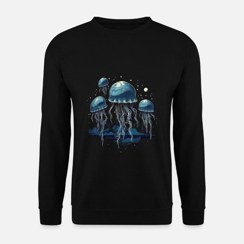 Qualle - Unisex Pullover - Schwarz