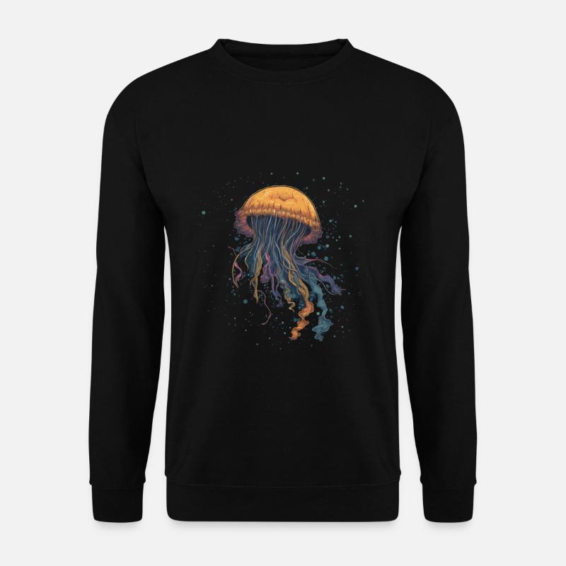 Qualle - Unisex Pullover - Schwarz
