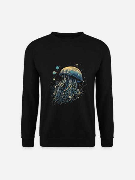 Qualle - Unisex Pullover - Schwarz