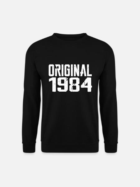 1984 Vintage Retro Jubiläumsgeschenk 1984 - Unisex Pullover - Schwarz