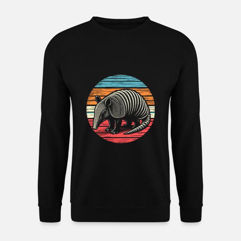 Armadillo Gürteltier - Unisex Pullover - Schwarz