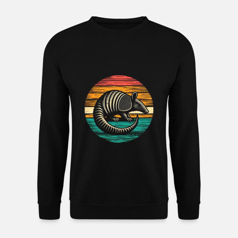 Armadillo Gürteltier - Unisex Pullover - Schwarz