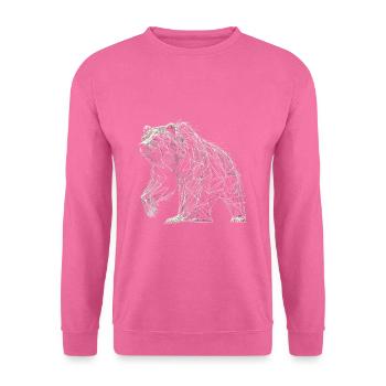 Bär - Unisex Pullover - Pink - Vorne