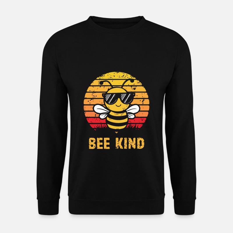 Bee Kind Biene - Unisex Pullover - Schwarz