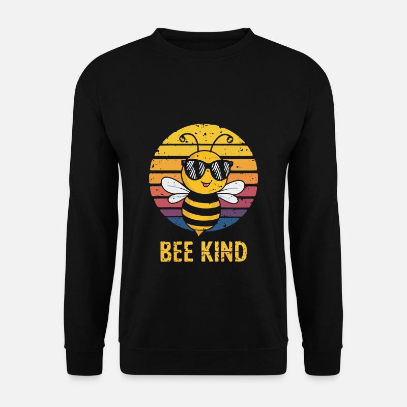 Bee Kind Biene - Unisex Pullover - Schwarz