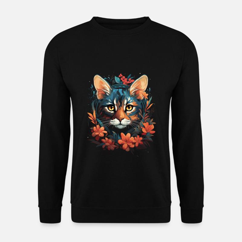 Chat du Bengale - Sweat-shirt Unisexe - noir