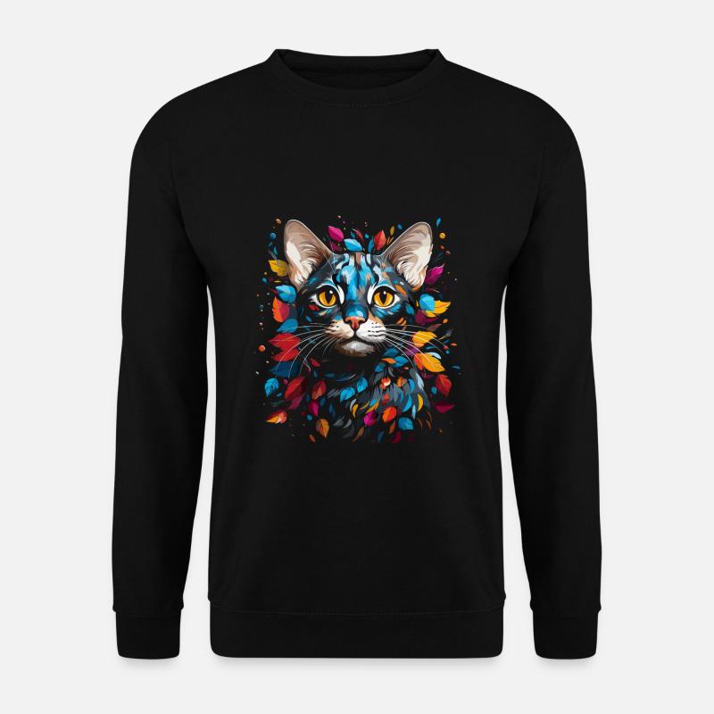 Chat du Bengale - Sweat-shirt Unisexe - noir