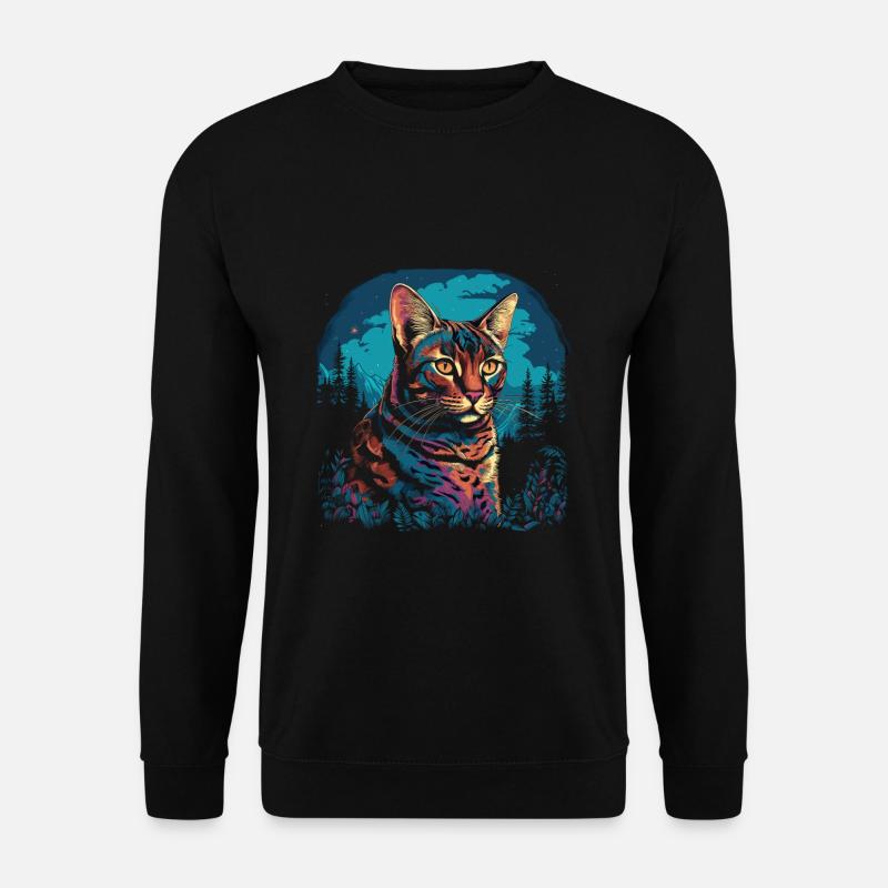 Bengal Cat - Unisex Sweatshirt - black
