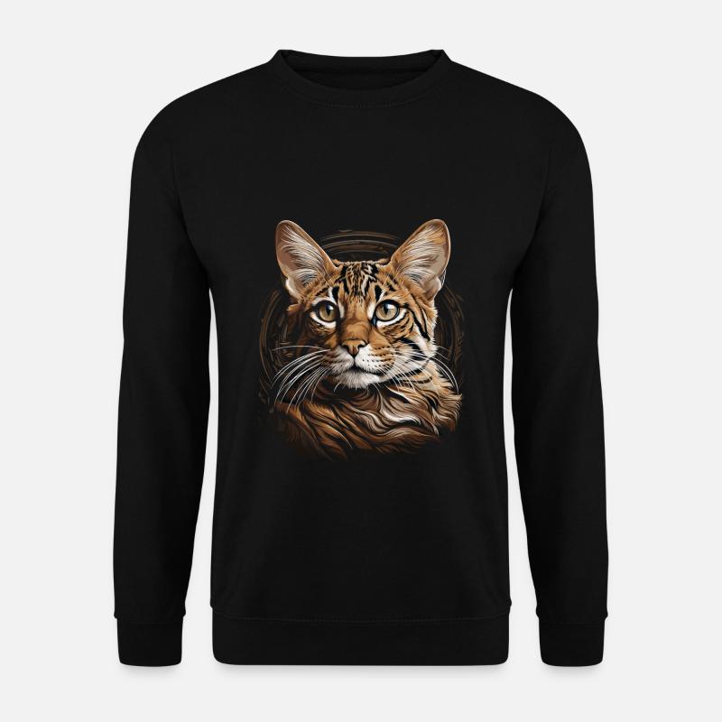 Bengal Cat - Unisex Sweatshirt - black
