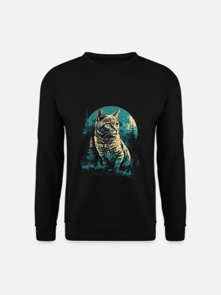 Bengal Cat - Unisex Sweatshirt - black