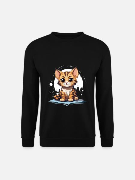 Bengal Katze - Unisex Pullover - Schwarz