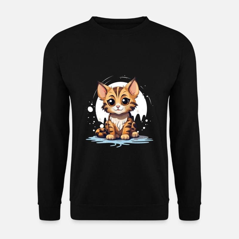 Bengal Cat - Unisex Sweatshirt - black