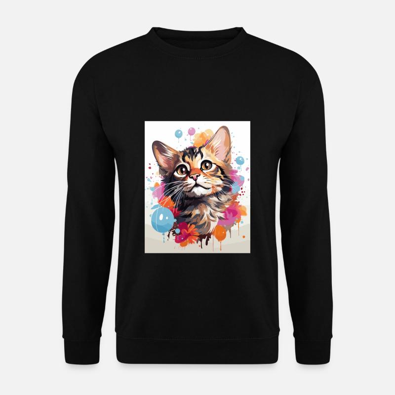 Bengal Cat - Unisex Sweatshirt - black
