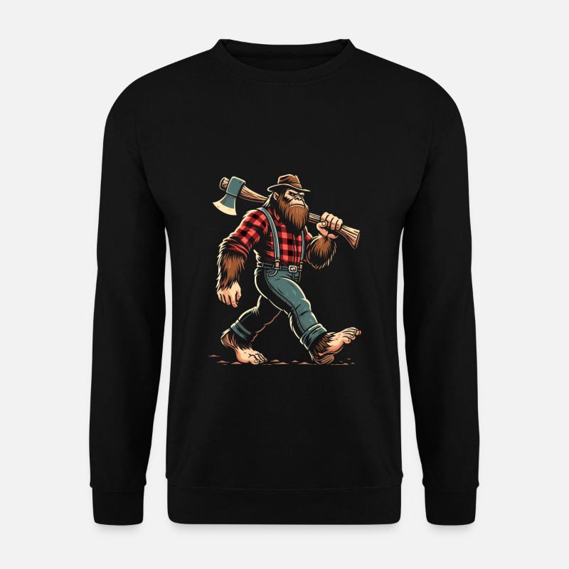 Bûcheron Forester Bigfoot - Sweat-shirt Unisexe - noir