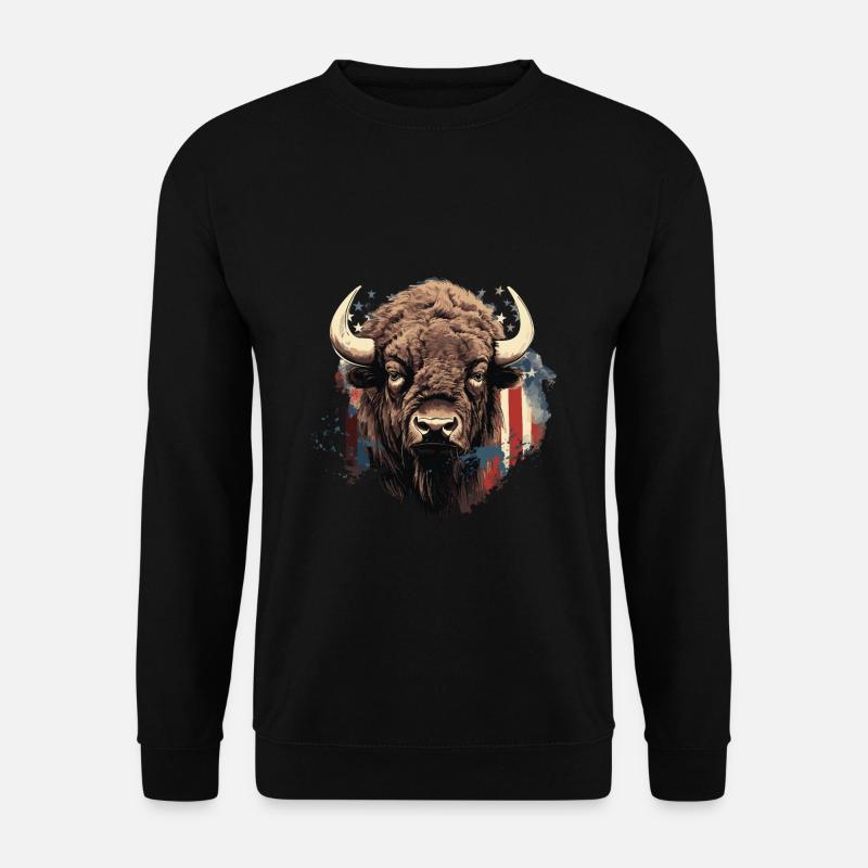 American Bison - Unisex Pullover - Schwarz