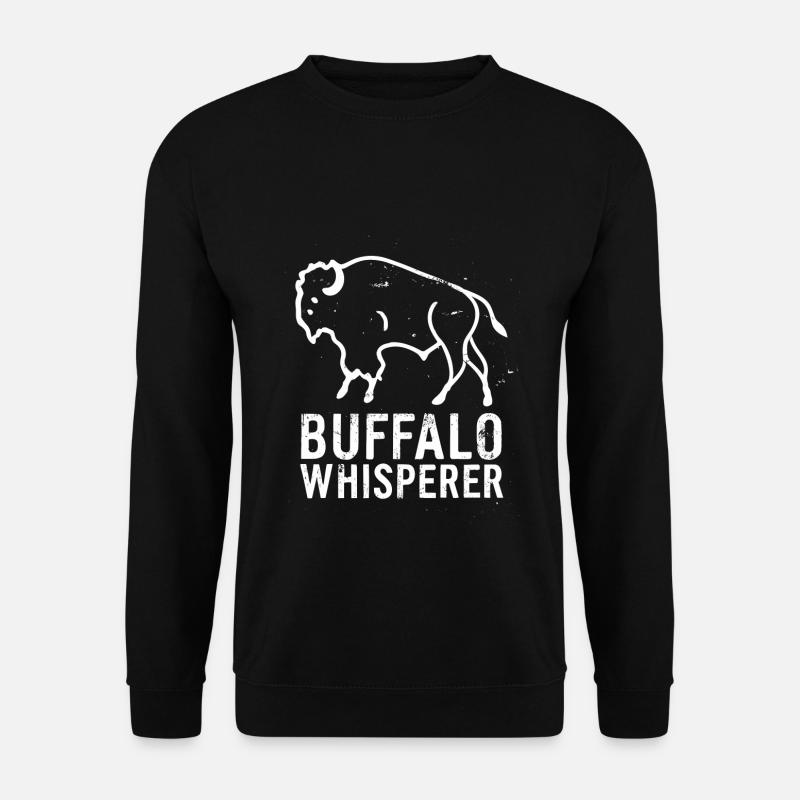 Buffalo Whisperer - Unisex Sweatshirt - black