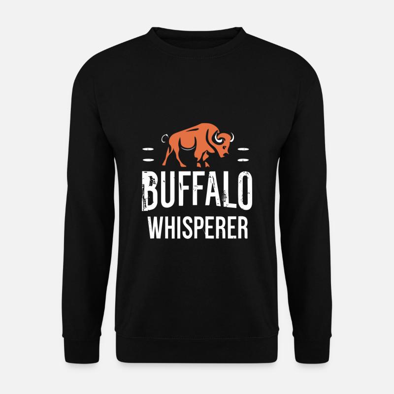 Buffalo Whisperer - Unisex Pullover - Schwarz