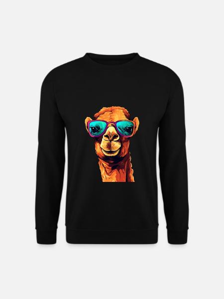 Kamel Sonnenbrille - Unisex Pullover - Schwarz