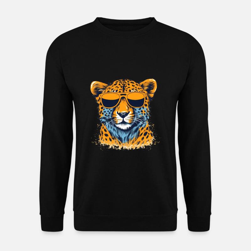Cheetah Gepard - Unisex Pullover - Schwarz