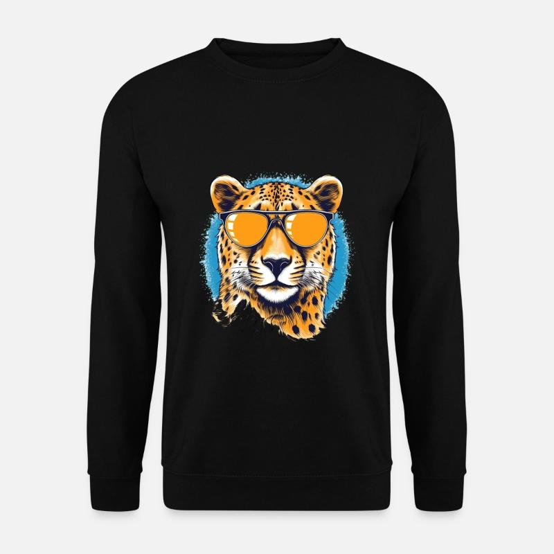 Cheetah Gepard - Unisex Pullover - Schwarz