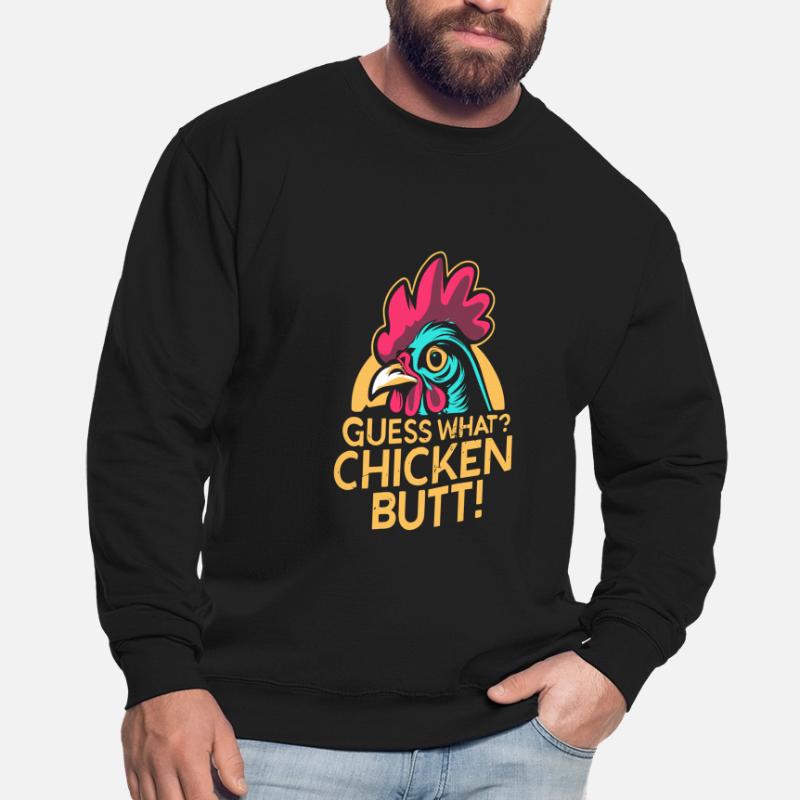 Devinez quel mégot de poulet Sweat-shirt Unisexe