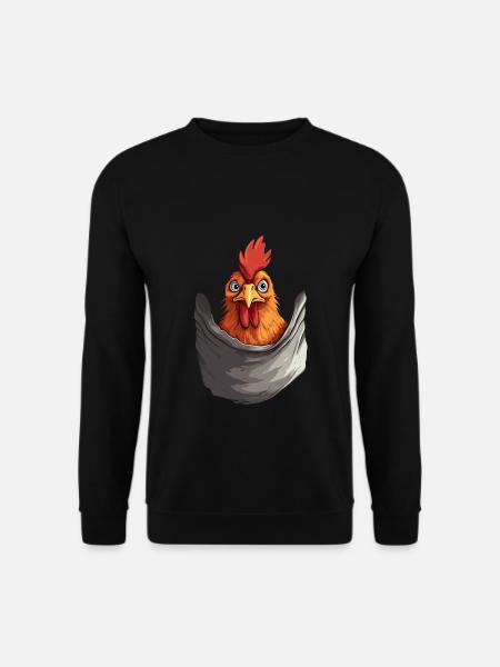 Chicken In Pocket - Unisex Sweatshirt - black