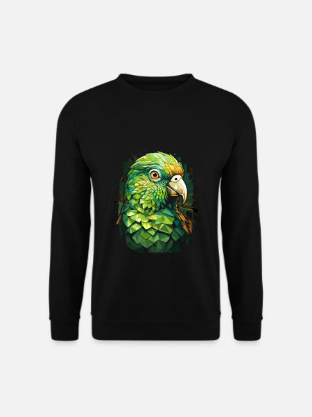 Budgie Parakeet - Unisex Sweatshirt - black