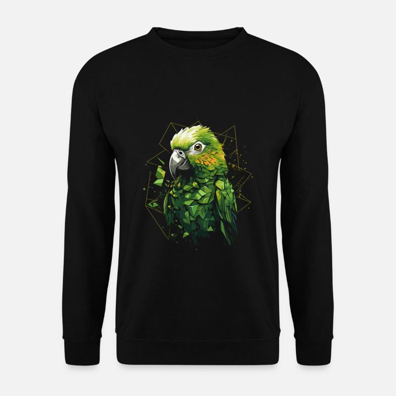 Budgie Parakeet - Unisex Sweatshirt - black