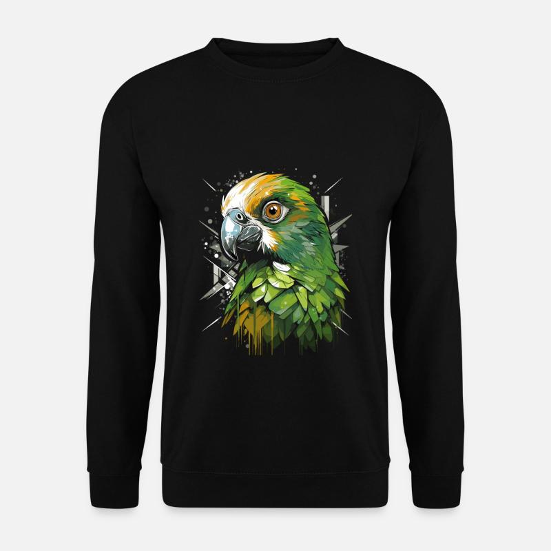 Budgie Parakeet - Unisex Sweatshirt - black