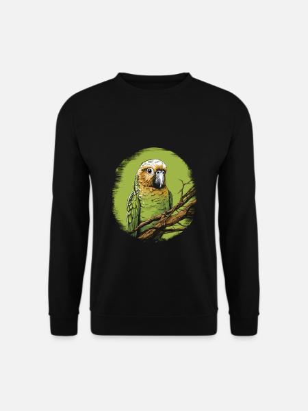 Budgie Parakeet - Unisex Sweatshirt - black