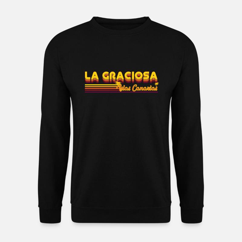Summery La Graciosa Holiday Design - Unisex Sweatshirt - black