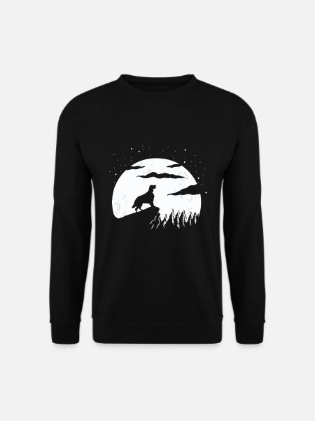 English Setter und Mountain - Unisex Pullover - Schwarz