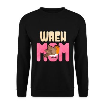 Troglodyte oiseau - Sweat-shirt Unisexe - noir - Devant - Alina (178cm) & Michal (187cm)